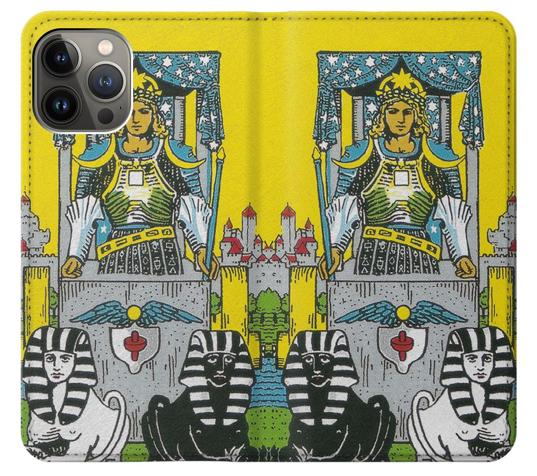 S3739 Carte de tarot le char Etui Coque Housse pour iPhone 14 Pro Max
